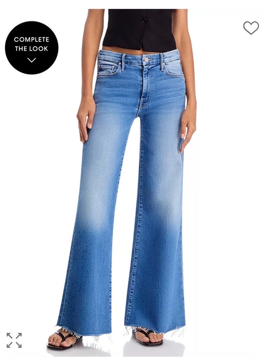 MOTHER Roller Wide-Leg Flare Riding the Cliffside - Picture 14 of 14